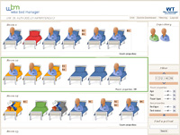 Bed Manager user interface