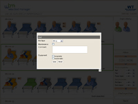 User interface bed assignment
